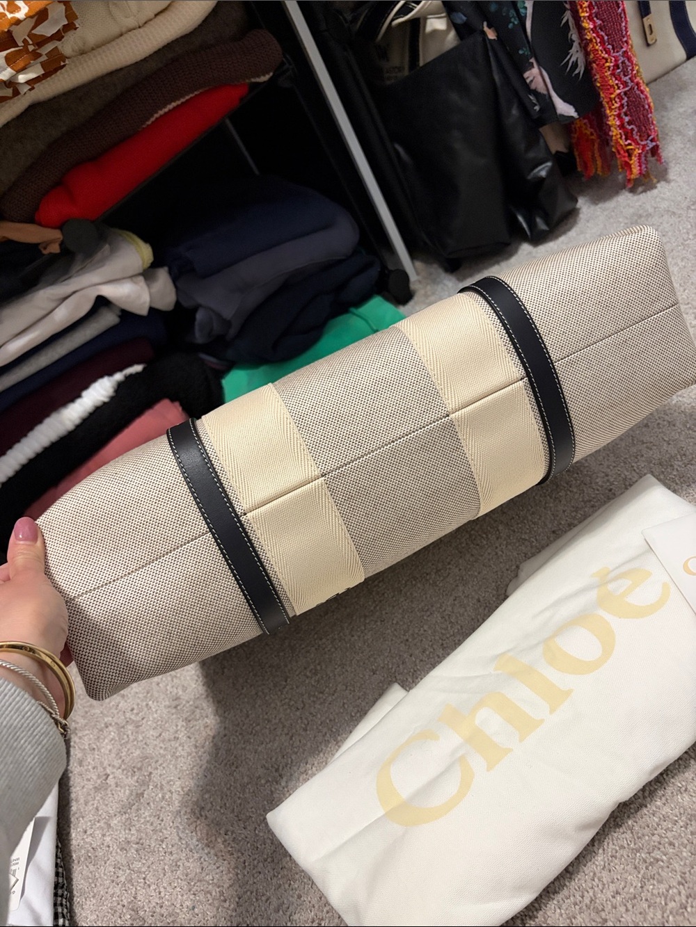 Chole Woody Tote Bag - Picture 6 of 10